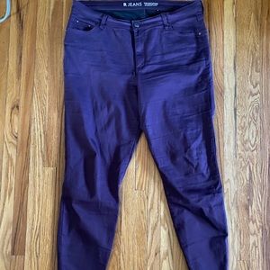 Reitman’s purple jeans